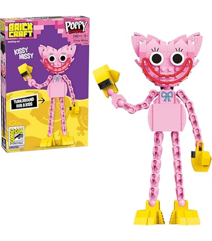 Amazon.com: Brickcraft Poppy Playtime Kissy Missy Building Set 240